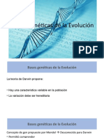 Bases Genéticas de La Evolución