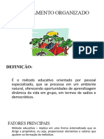 Acampamento organizado: educação, saúde e socialização na natureza