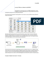 Post-Lab 1 Q1) How Do You Create An Array? What Is A Cluster in Labview? Ans)