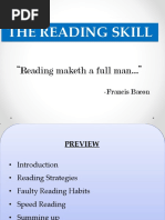 The Reading Skill Final