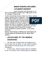 Q. What Is General Insurance and Explain Various Types of General Insurance?