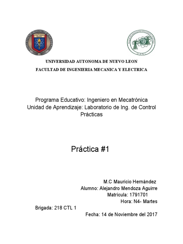 Prácticas de Matlab en Control y Simulación | PDF | Sistema de control ...