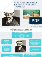 Jean Piaget y Sus Aportes A La Educacion