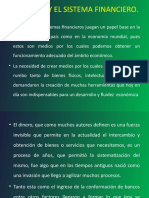 El Dinero y El Sistema Financiero