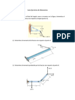 Ejercicios Momento en 2D PDF