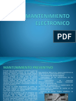 Mantenimiento electrónico teoría