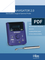 Dilon Navigator 2.0: Sterilizable Surgical Gamma Probe