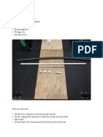 Instructions To Build An Inside Approach Golf Training Aid