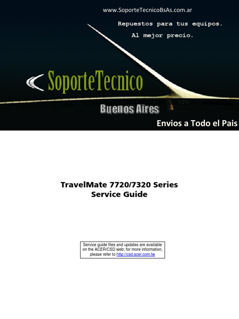 Service Manual Acer Travel Mate 77 73 Wireless Lan Wi Fi
