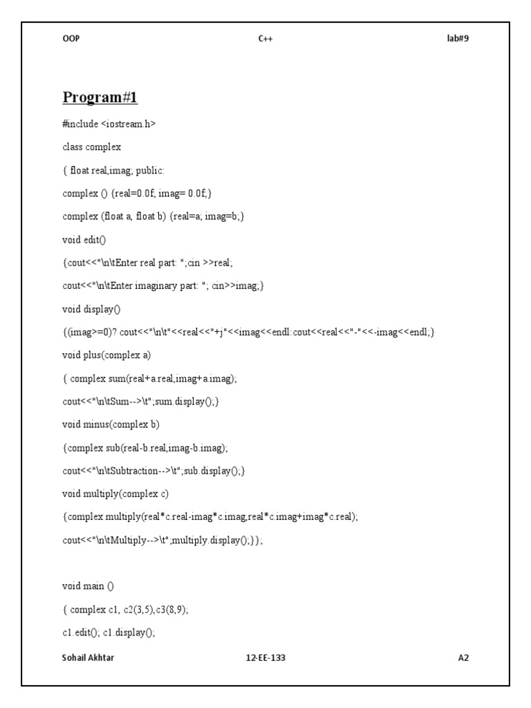Lab 9-14 | PDF | Computer Programming | Computer Science