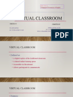Virtual Classroom: Pedagogical Dimensions of English