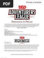 D Defia Ance Ein PHL Lan: Adventure Code: DDEX X1 1