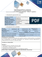 Guía de actividades y rúbrica de evaluación - Tarea 3 - Equilibrio y cinética.pdf