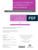 Manual Incidencia (Políticas Públicas) PDF