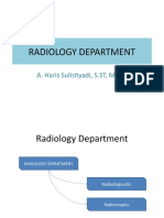 Radiology Department: A. Haris Sulistiyadi, S.ST, M.Kes
