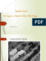 Earthquake Issues and Liquefaction Analysis