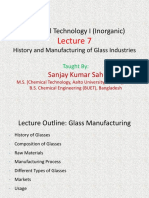 Chemical Technology I - Lecture 7 - 8 - Glass & Ceramic Refractories Industries