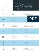 Cleaning Schedule PDF