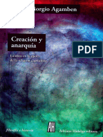 Agamben-Creación y Anarquía PDF