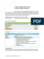 Komputer Dasar (Office Dan Internet) 30 Jam PDF