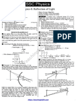 SSC English Version Physics Note Chapter 8 Reflection of Light PDF