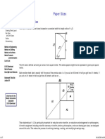 Metrics in Drafting - Paper Sizes