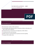 Enterprise Resource Planning - Erp: Most of The Content Taken From The Slides of Muhammad Adil