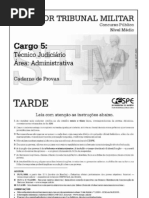 Cespe 2004 Stm Tecnico Judiciario Area Administrativa Prova