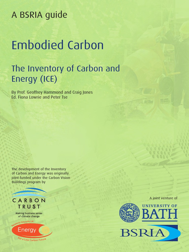 Full BSRIA ICE Guide | PDF | Life Cycle Assessment | Greenhouse Gas