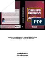 Kriminalisasi Dekriminalisasi Dan Overcr PDF