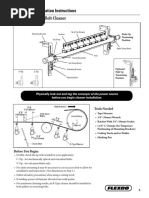 R Type Scraper Installation