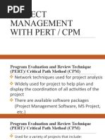 Project Management With Pert / CPM