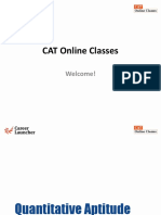 CAT Online Classes: Welcome!