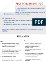 Foreign Direct Investment (Fdi)