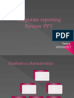 Corporate Reporting Review PPT: Presented By:-Loveleen 1820993062 Taniya 1820993117