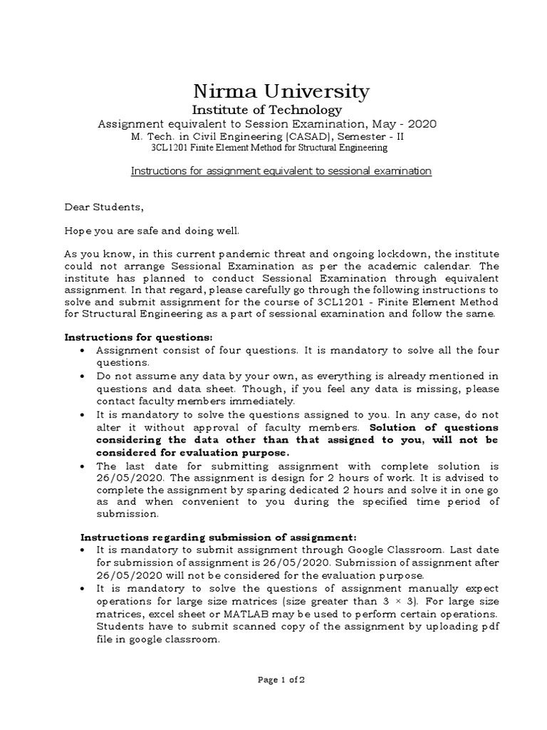 General Instruction PDF | PDF | Learning