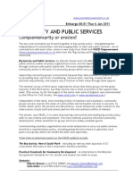 Big Society & Public Services Press Release