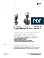 Modulating Control Valves PN16 With Magnetic Actuators MXG461... P MXF461... P