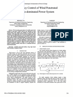 Frequency Control of Wind Penetrated Hydro-Dominated Power System