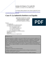 La Industria Hotelera en España