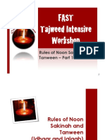 tj09 Session V Rules of Noon Saakinah and Tanween PDF