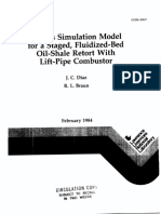 UCRL-53517: Staged Fluidized-Bed Oil-Shale Retort Simulation