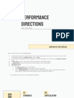 Performance Directions: Grade 3 Music Theory