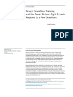 Design Education, Training, and The Broad Picture: Eight Experts Respond To A Few Questions