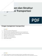 Manajemen Dan Struktur Organisasi Transportasi