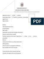 Application For Trade License Forms PDF