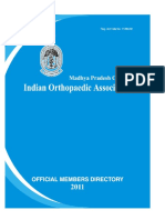 Madhya Pradesh Chapter Official Members Directory 2011