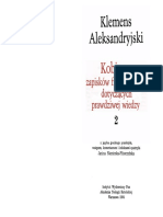 Klemens Aleksandryjski, Kobierzec VIII