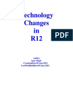 Technology Changes in R12