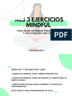Mis 3 Ejercicios Mindful